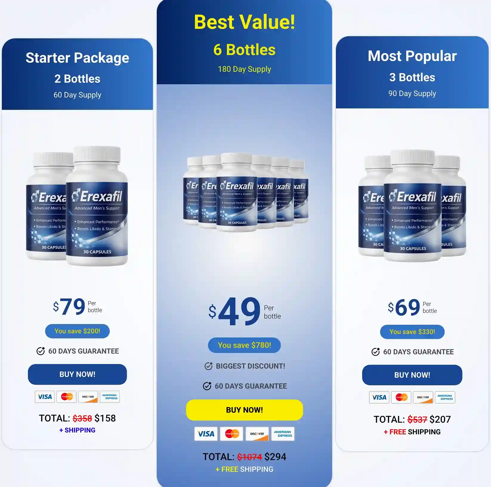 Order Erexafil Male Vitality Supplement